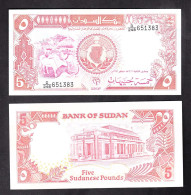 SUDAN 5 POUND 1991 PIK 45 FDS - Sudan