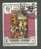 Yemen, 1969 (#723b), Pope Paul VI Meeting With Imam, Jerusalem, Paintings, Life Of Christ, Massacre Of The Innocents - Quadri