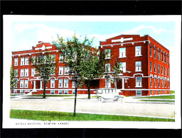 ► NEWTON Axtell Hospital  Vintage Car  Kansas  1920-30s - Autres & Non Classés