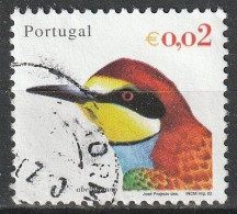 Portugal, 2002 - Aves De Portugal, €0,02 -|- Mundifil - 2844 - Usado