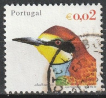 Portugal, 2002 - Aves De Portugal, €0,02 -|- Mundifil - 2844 - Usado