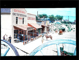 ► DODGE CITY Front Street Long Branch Saloon & General Outfitting Store Horse. Kansas. 1950s - Other & Unclassified