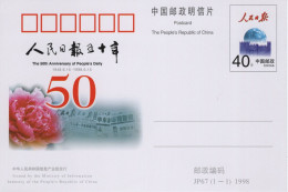 Chine - 1997 - Entier Postal JP67 - People Daily - Postkaarten