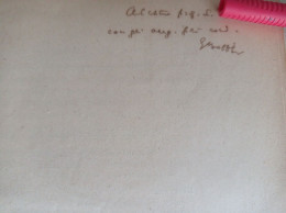 Precedenti Storico Letterari Dell'astronautica Autografo Giuseppe Boffito Da Gavi 1931 Reale Accademia Delle Scienze - Histoire, Biographie, Philosophie