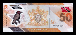 Trinidad & Tobago 50 Dollars 2020 Pick 64 Polymer Sc Unc - Trinidad & Tobago