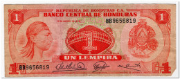 HONDURAS,1 LEMPIRA,1974,P.58,FINE - Honduras