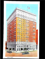 ► High School  & Mayo Hotel  Vintage Cars 1930s  Carte Fine Provenance Carnet "Greetings From Tusla Oklahoma" - Tulsa