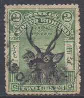 North Borneo Scott 81 - SG95, 1897 Sambar Stag 2c Green Cds Used - Noord Borneo (...-1963)