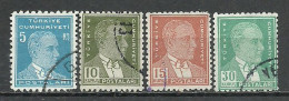 Turkey; 1955 9th Ataturk Issue Stamps - Gebruikt