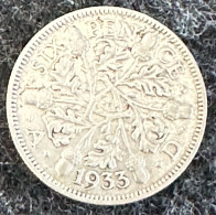 United Kingdom 6 Pence 1933 (Silver) - H. 6 Pence