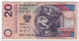 POLAND,20 ZLOTYCH,1994, (1995) P.174,FINE+ - Pologne