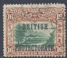 North Borneo Scott 121 - SG136, 1901 British Protectorate 16c Cds Used - Noord Borneo (...-1963)