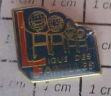 2117 Pin's Pins / Beau Et Rare / SPORTS / PETANQUE LIGUE DES FAMILLES - Pétanque