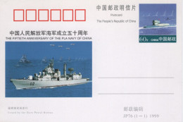 Chine - 1998 - Entier Postal JP76 - Pla Navy Of China - Cartes Postales