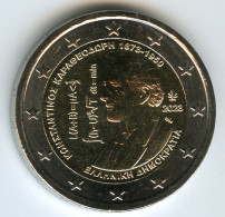 Grèce Greece 2 Euro 2023 150 Ans De Constantin Caratheodory Mathématicien UNC - Greece