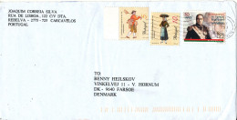 Portugal Air Mail Cover Sent To Denmark 25-10-1999 - Covers & Documents