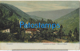 217961 EQUATOR QUITO VIEW OF GUAPULO PANORAMA POSTAL POSTCARD - Equateur