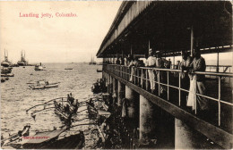 PC CEYLON SRI LANKA COLOMBO LANDING JETTY (a49728) - Sri Lanka (Ceylon)