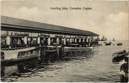 PC CEYLON SRI LANKA COLOMBO LANDING JETTY (a49741) - Sri Lanka (Ceylon)