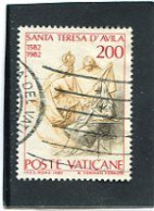 VATICAN CITY/VATICANO - 1982  200 Lire  S. TERESA D'AVILA  FINE USED - Usati