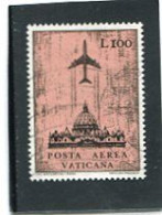 VATICAN CITY/VATICANO - 1967  100 Lire  AIR MAIL  FINE USED - Usati