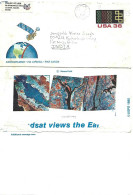 Aerogramme, Used, 1985, Satellite Picture Of Earth From Space, Condition As Per Scan, LPS4 - Cartas & Documentos