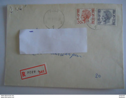Belgiê Belgique Brief Recommandée Elström 1979 Peer 1 - Antwerpen - Lettres & Documents