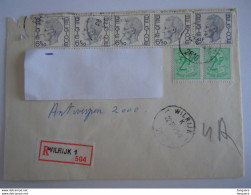 Belgiê Belgique Brief Recommandée Elström 1979 Wilrijk 1 - Antwerpen - Lettres & Documents