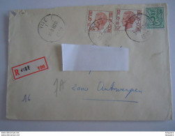 Belgiê Belgique Brief Recommandée Elström 1980 Vise - Antwerpen - Brieven En Documenten