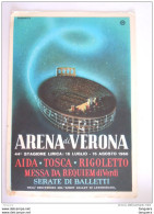 Italie Arena DI Verona 1966 Programme Calendaria Circulée Un Peu Abimée - Opéra