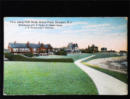 ► TS Tailer Ogden Jones Residence Ochre Point Cliff Walk Newport RHODE ISLAND 1920's - Newport