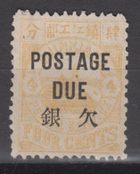 CHINKIANG 1894 - Postage Due Mint No Gum - Nuevos