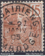 INDOCHINE N° 29 AVEC CACHET A DATE DE SOAIRIENG CAMBODGE DU 27/01/1905 A VOIR - Usados