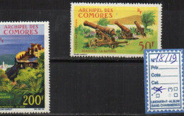 Comores PA LUXE** N°18/19 - Airmail