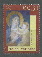 Vatican, 2002 (#1396d), Madonna Of Fever, Painting, St. Peter's Basilica, Madonna Des Fiebers, Gemälde - 1v Single - Schilderijen