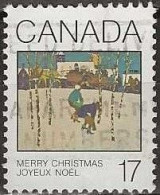 CANADA 1980 Christmas - 17c - Sleigh Ride (Frank Henessey) FU - Gebruikt