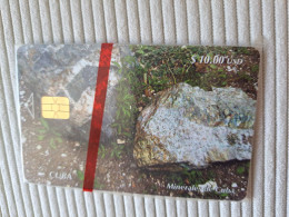 CUBA $ 10 ,00  /  CHIPCARD   MINERALE  DE CUBA               MINT Card  IN WRAPPER  ** 15744 ** - Cuba