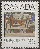 CANADA 1980 Christmas - 35c - McGill Cab Stand (Kathleen Morris) FU - Gebruikt