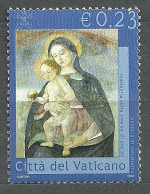 Vatican, 2002 (#1395c), Mary On Tomb Of Pope Pius XII, Fresco In St. Peter's Basilica, Maria Auf Grab Von Papst Pius XII - Quadri