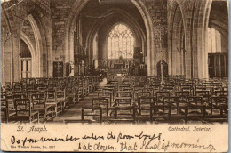 46180 - Wales - St. Asaph , Cathedral , Interior , Kathedrale - Gelaufen 1905 - Denbighshire