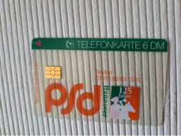 DUITSLAND/ GERMANY  CHIPCARD/TRANSPARANT/ PSD 125 YEAR/ HORSE/ /  O852/ 28000 EX  / 6 DM  CARD  / FINE USED  **15745** - S-Series: Schalterserie Mit Fremdfirmenreklame