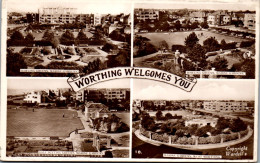 46020 - Großbritannien - Worthing , Golf Putting Greens , Bowling Greens , Marine Gardens - Gelaufen  - Worthing