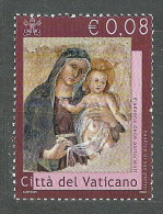 Vatican, 2002 (#1393a), Virgin Mary Childbearing, Fresco In St. Peter's Basilica, Jungfrau Maria Gebärenden, Fresko - 1v - Paintings