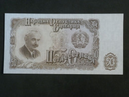 J 27 BULGARIE  BILLET ANCIEN  1951 +TTB +50 LEVA  ++NEUF +++ - Bulgarie