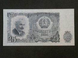 J 27 BULGARIE  BILLET ANCIEN  1951 +TTB +25 LEVA  ++NEUF +++ - Bulgaria