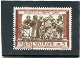 VATICAN CITY/VATICANO - 1960  5 Lire  MERCY  FINE USED - Oblitérés