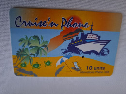 GREAT BRITAIN /   PREPAID CARD / 10 UNITS/ CRUISE SHIP/ BEACH /PALMTREE      **15754** - Verzamelingen