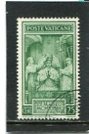 VATICAN CITY/VATICANO - 1939  25c  CORONATION  FINE USED - Gebruikt