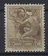 België  OBC  2014     189     (X)    Met Plakker - 1914-1915 Rotes Kreuz