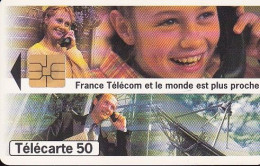 F619 - 02/1996 - FRANCE TÉLÉCOM  " Plus Proche " - 50 SO3 - (verso : N° Deux Lignes - 2ème Ligne Vers La Droite) - 1996